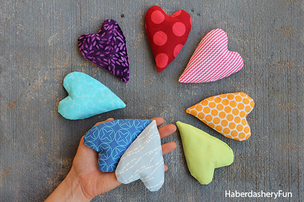 Mini Heart Shaped Hand Warmers - Haberdashery Fun