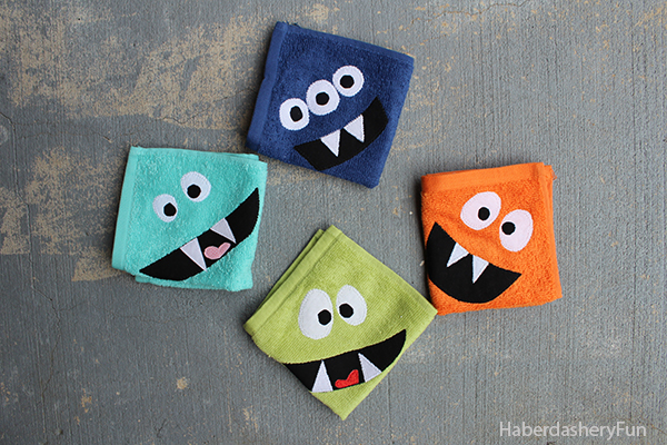 http://haberdasheryfun.com/scrap-fabric-projects-2/diy-make-monster-inspired-face-cloths