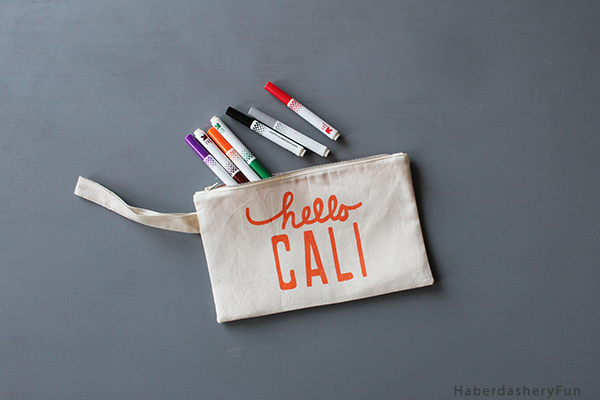 Hello Cali Pouch Markers