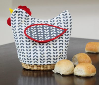 DIY.. Quilted Bread Basket Cover