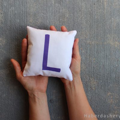 DIY.. Mini Alphabet Pillows