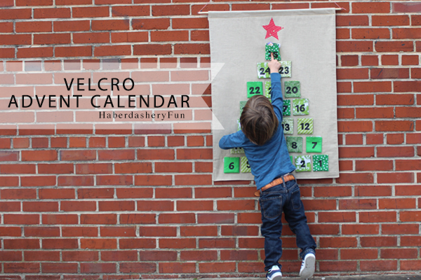 Velcro Advent Calendar HaberdasheryFun