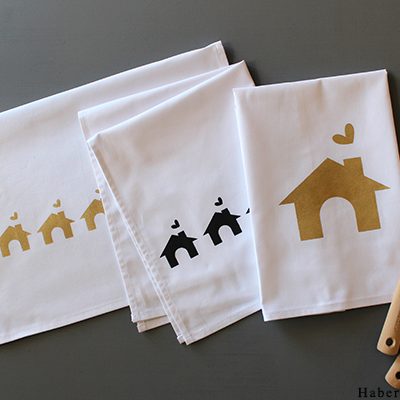 Make Printed Holiday Tea Towels