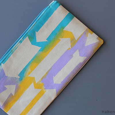 Sew A Colorful Printed Zipper Pouch