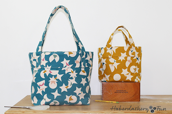 The Arlo Bucket Tote PDF sewing pattern is fun to make. Great for the beginner sewing, but also a fun sew for intermediate and advanced sewists.