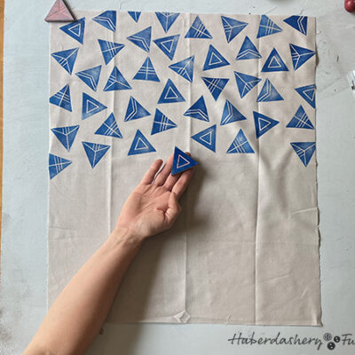 What Is A Fat Quarter & How To Use With Block Printing