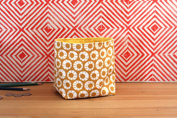 Need a sewing project? Make a fabric bin with haberdasheryFun
