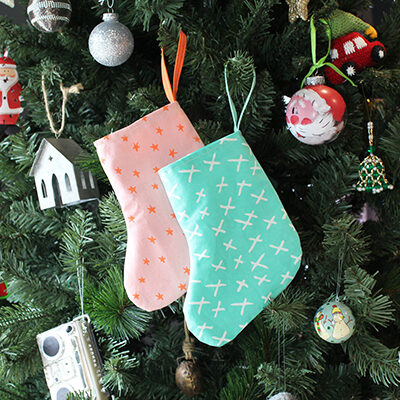 Free Holiday Mini Stocking Sewing Pattern (PDF)
